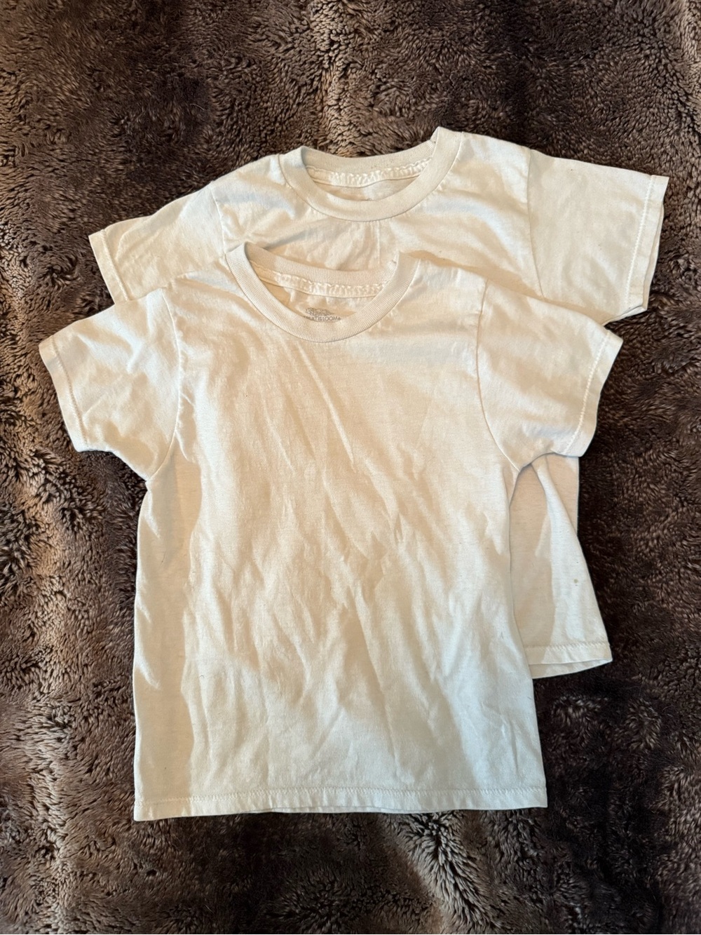 Fruit of the Loom Kids White Short-Sleeve Tees - 2-Pack